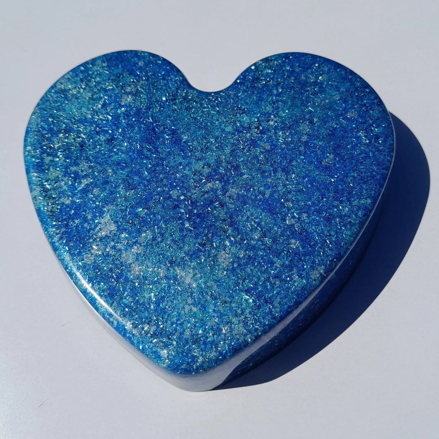 Corazón Orgonita Azul- Armonizador de Energía - mundoorgon