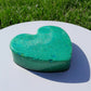 Corazón Orgonita Verde con Pigmentos de Mica- Protector 5G- Armonizador de Energía