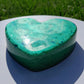 Corazón Orgonita Verde con Pigmentos de Mica- Protector 5G- Armonizador de Energía