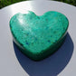 Corazón Orgonita Verde con Pigmentos de Mica- Protector 5G- Armonizador de Energía