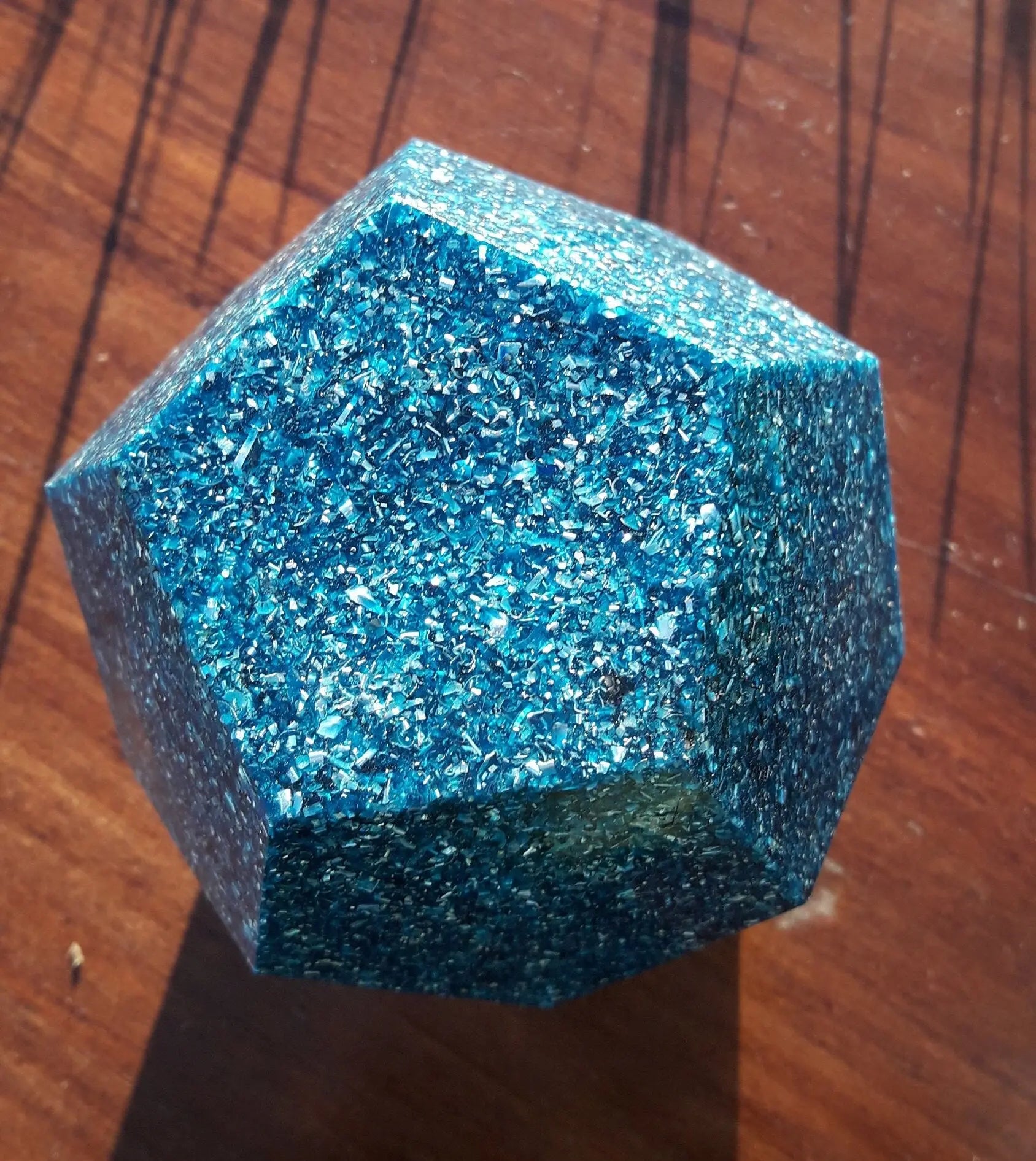 Dodecaedro Orgonita Azul- Armonizador Energético - mundoorgon