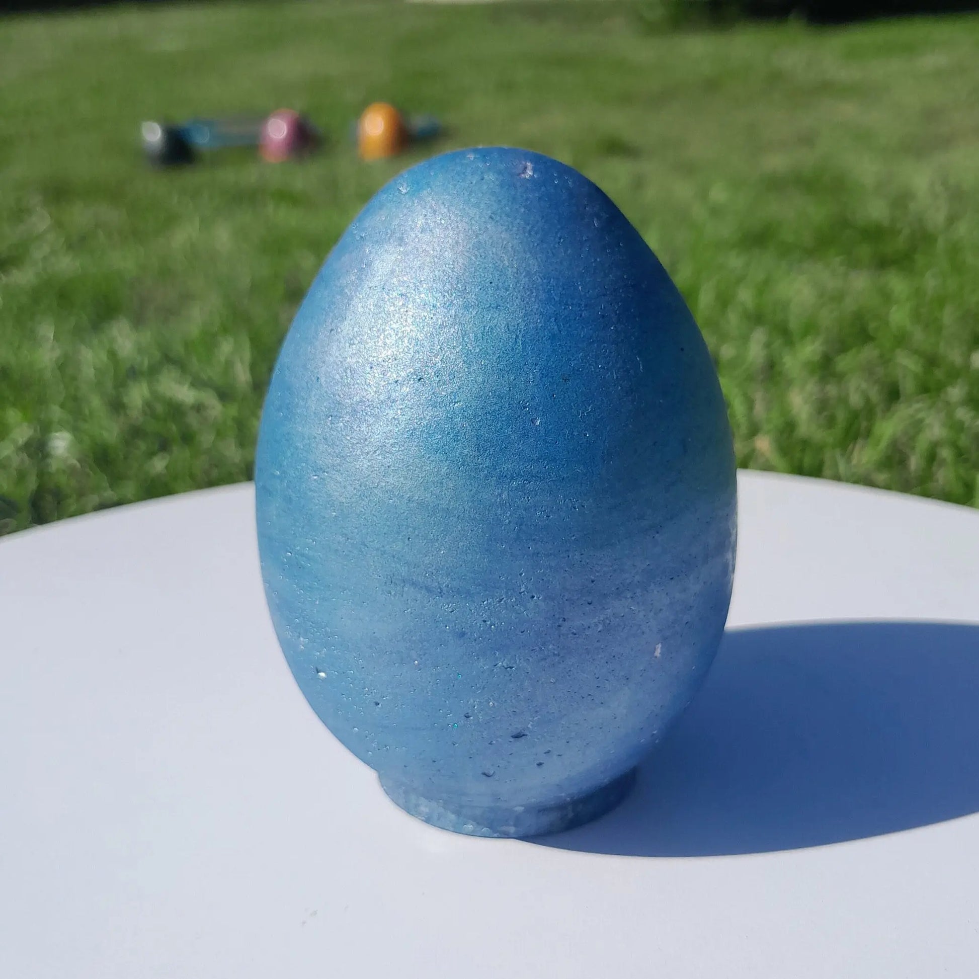 Huevo Orgonita Aguas Azules - mundoorgon