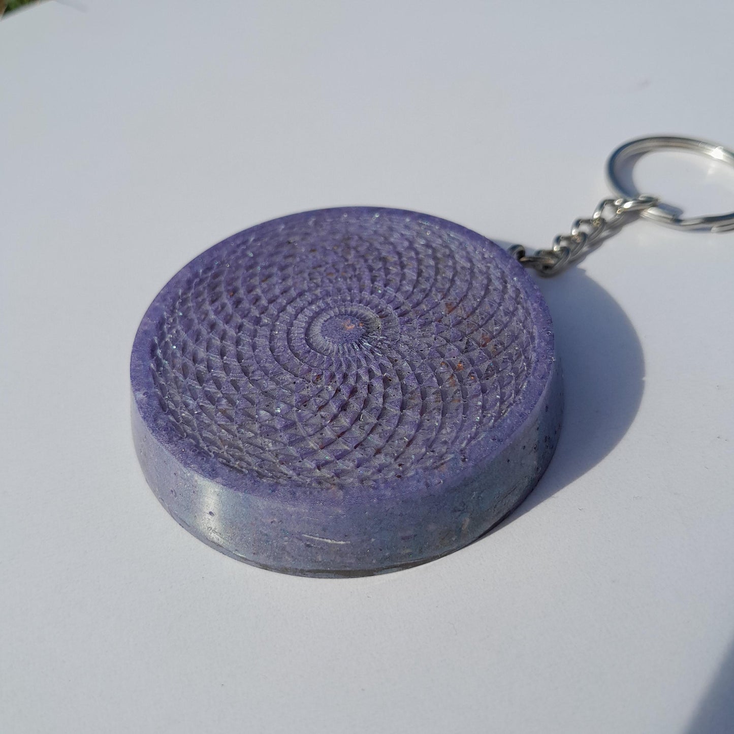 Llavero Orgonita Torus- Protector 5G- Transmutador Energético- Orgone Keychain