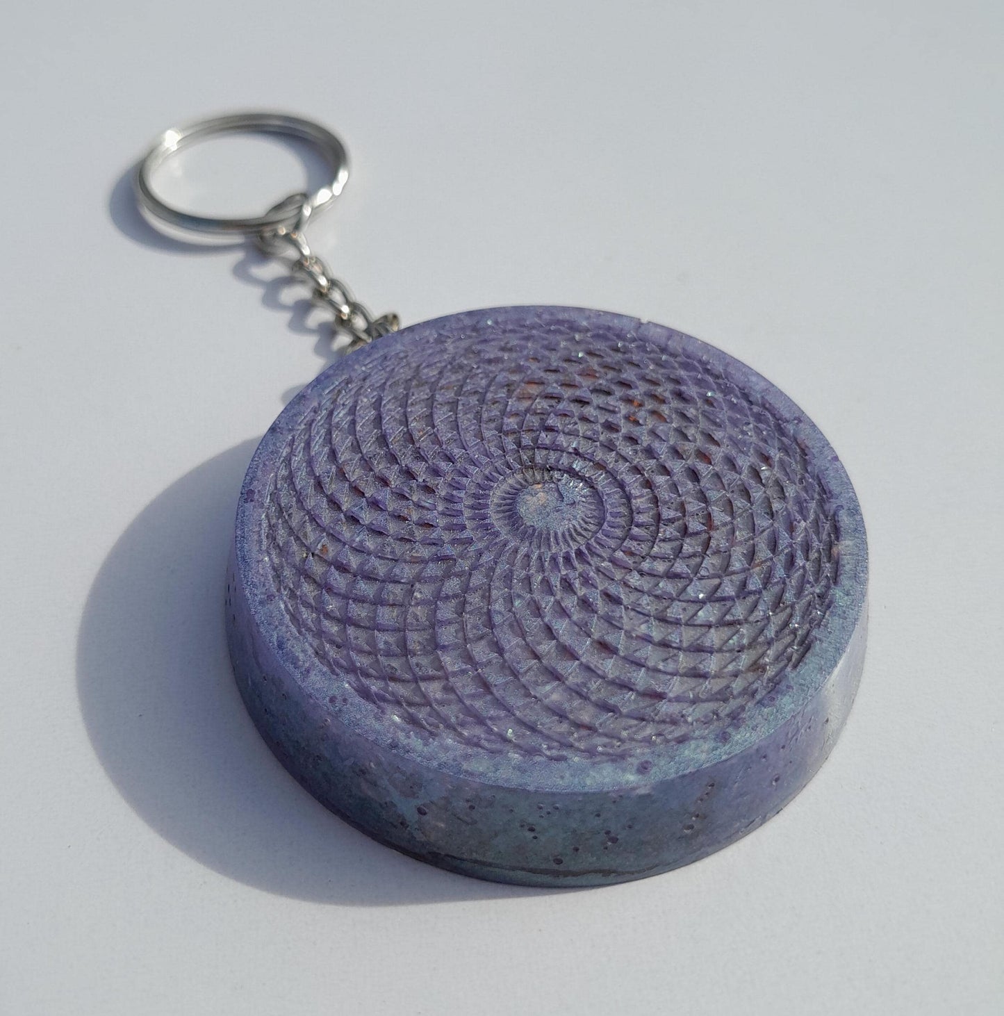 Llavero Orgonita Torus- Protector 5G- Transmutador Energético- Orgone Keychain