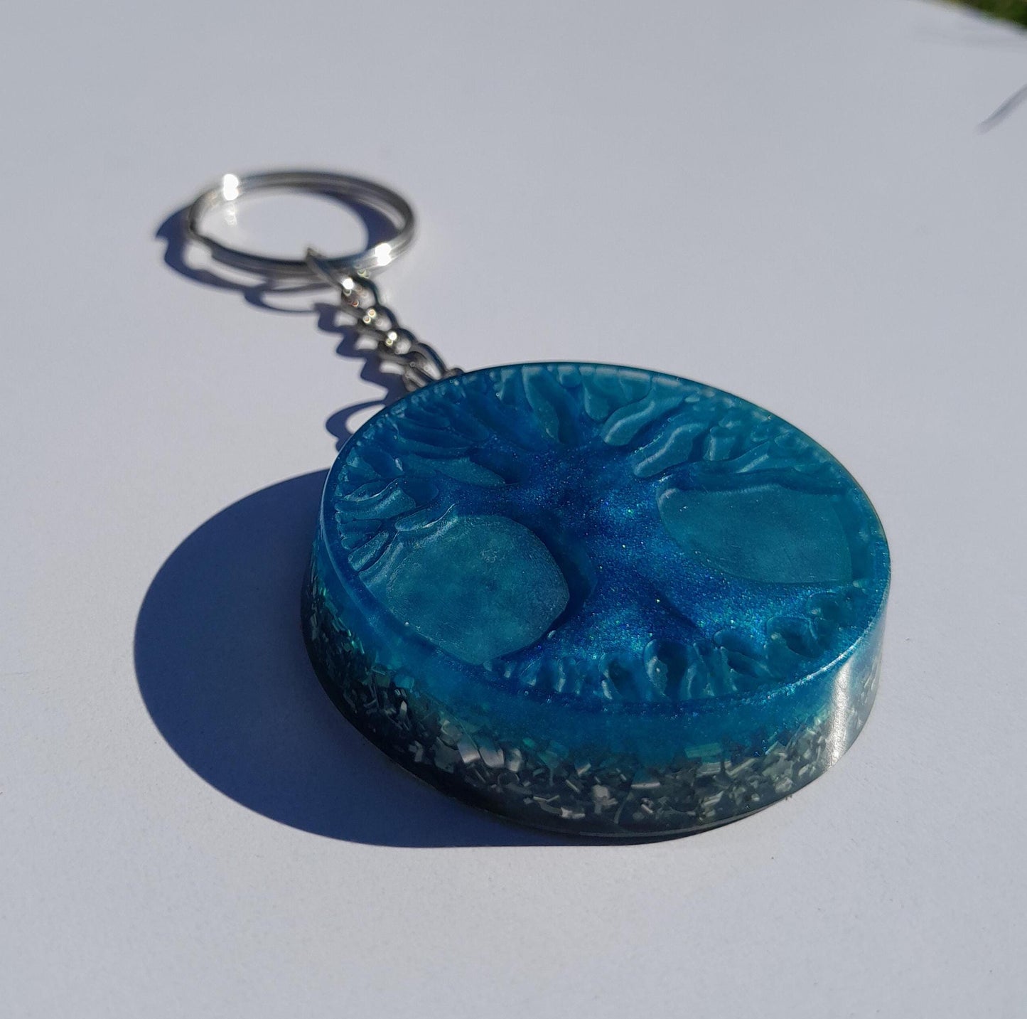 Llavero Orgonita Árbol de la Vida- Protector 5G- Orgone Keychain