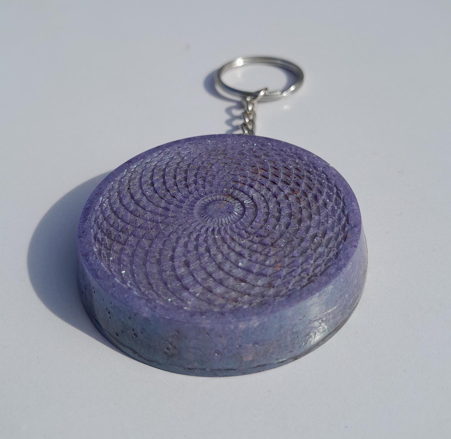 Llavero Orgonita Torus- Protector 5G- Transmutador Energético- Orgone Keychain