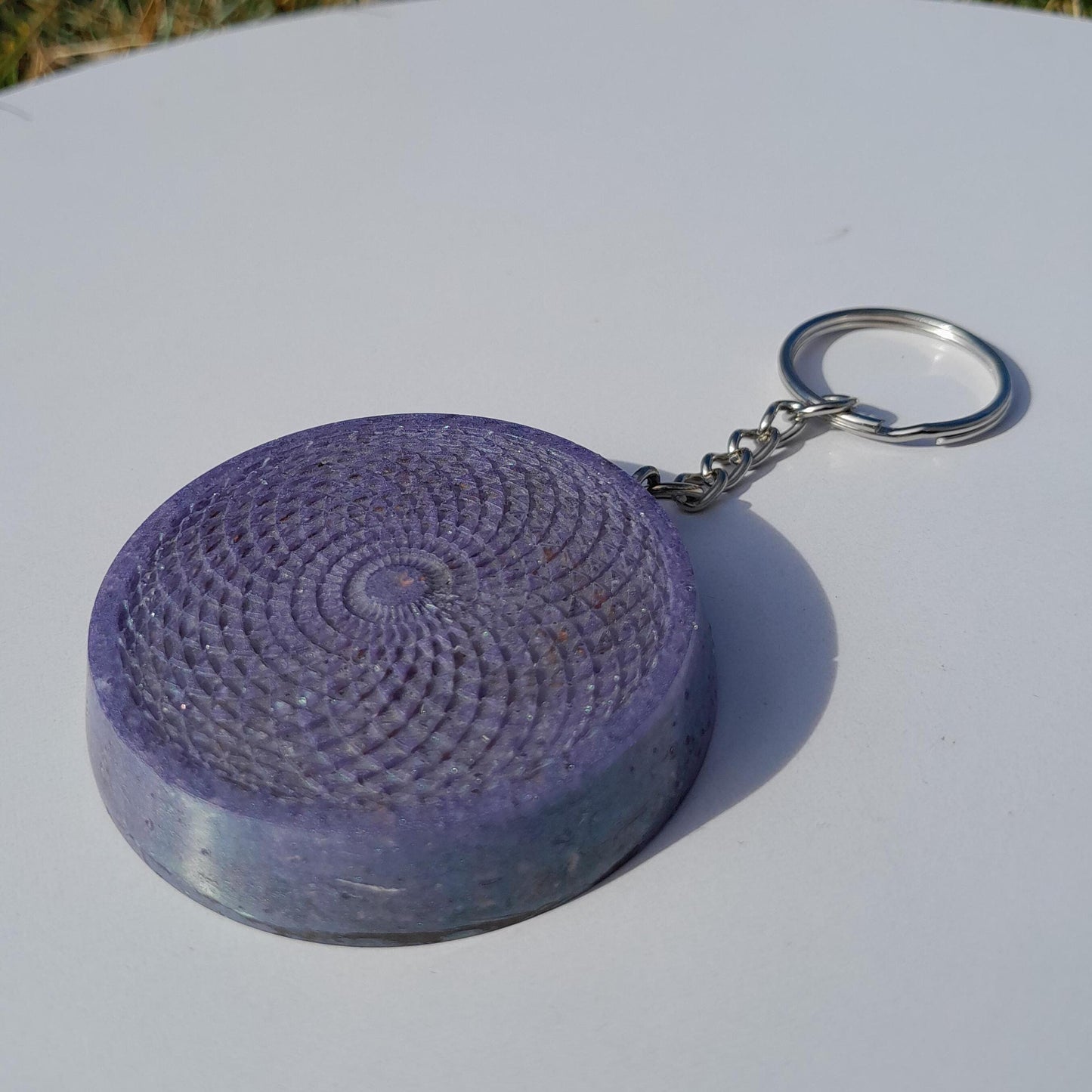 Llavero Orgonita Torus- Protector 5G- Transmutador Energético- Orgone Keychain