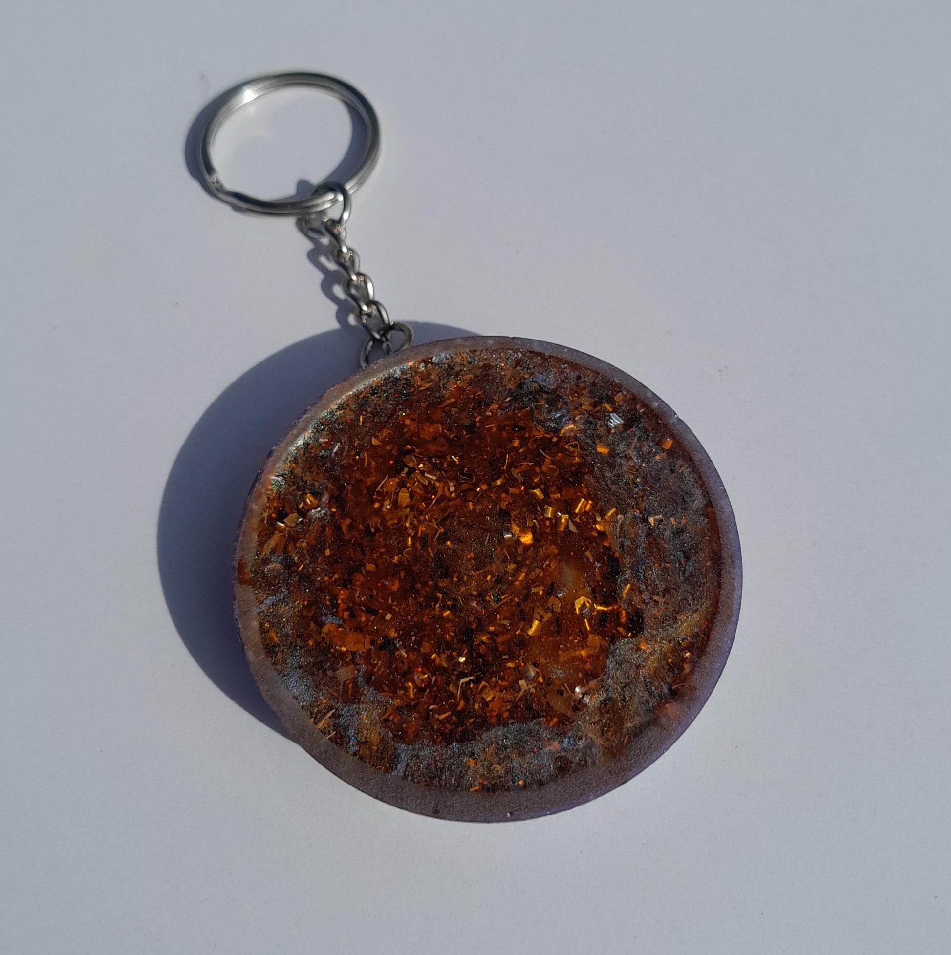 Llavero Orgonita Torus- Protector 5G- Transmutador Energético- Orgone Keychain