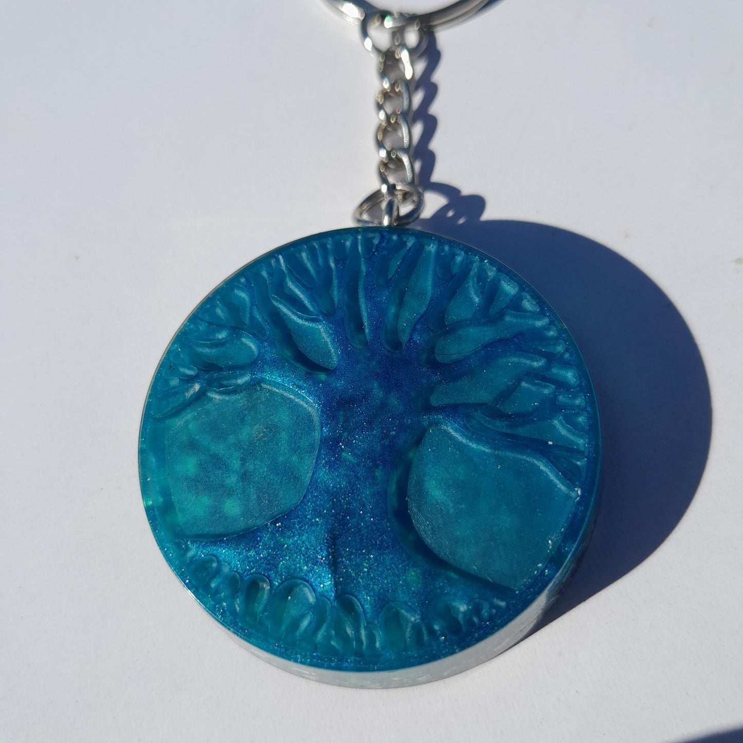 Llavero Orgonita Árbol de la Vida- Protector 5G- Orgone Keychain