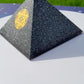 Pirámide Orgonita Flor de la Vida y Estrella 6 Puntas- 120mm de Base- Protección 5G- Orgone Pyramide