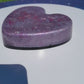 Corazón Orgonita Morado con Pigmentos de Mica- Protector 5G- Armonizador de Energía