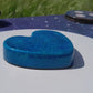 Corazón Orgonita Aguas Azules-  Pigmentos de Mica- Shunguita- Armonizador de Energía